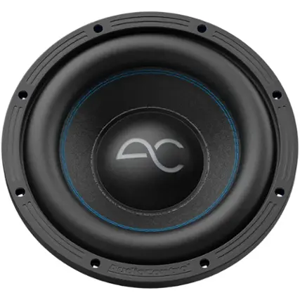 AudioControl - Spike Series 10” Single-Voice-Coil 2-Ohm High-Performance Subwoofer - Black/Blue