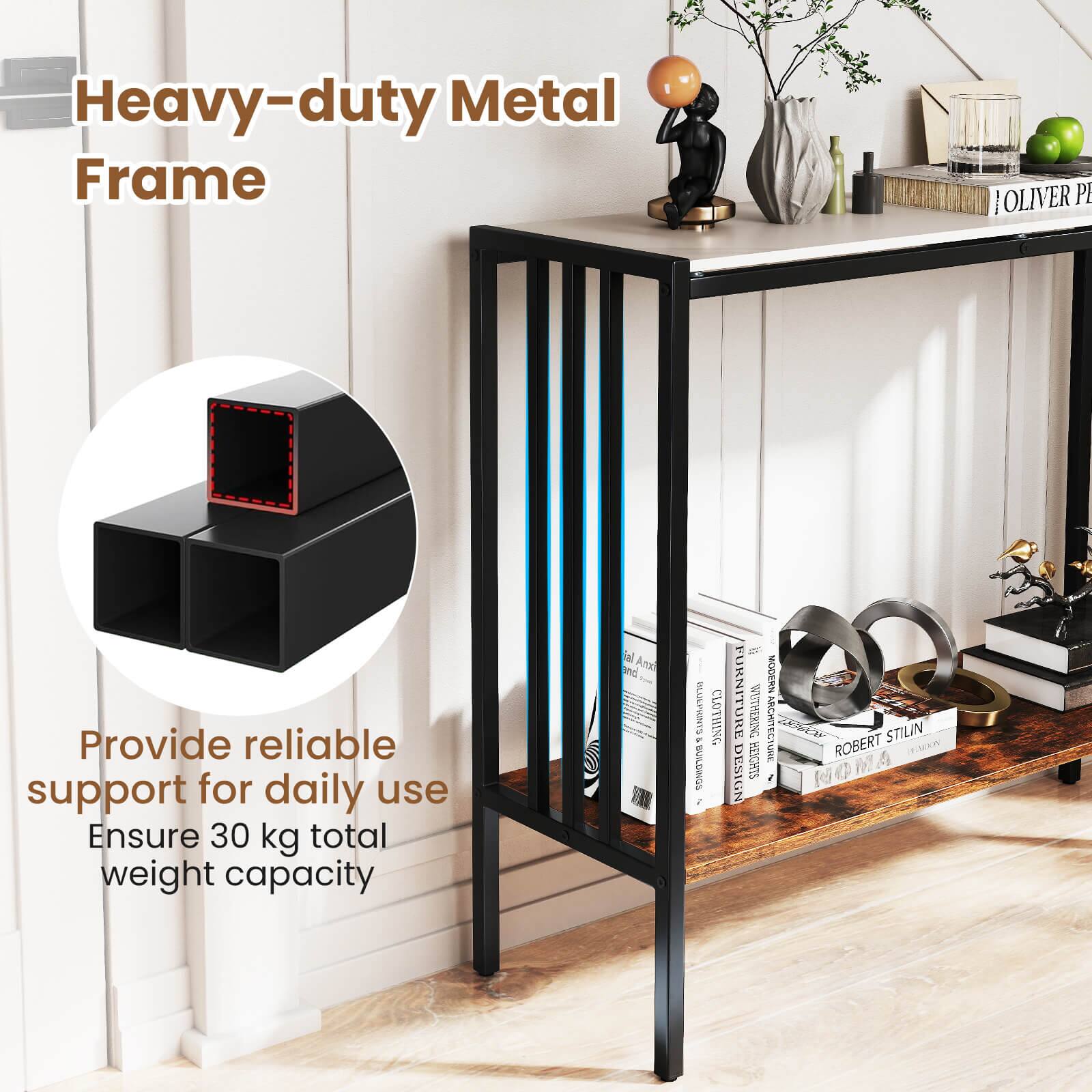 Heavy-duty Metal Frame

Provide reliable support for daily use  
Ensure 30 kg total weight capacity