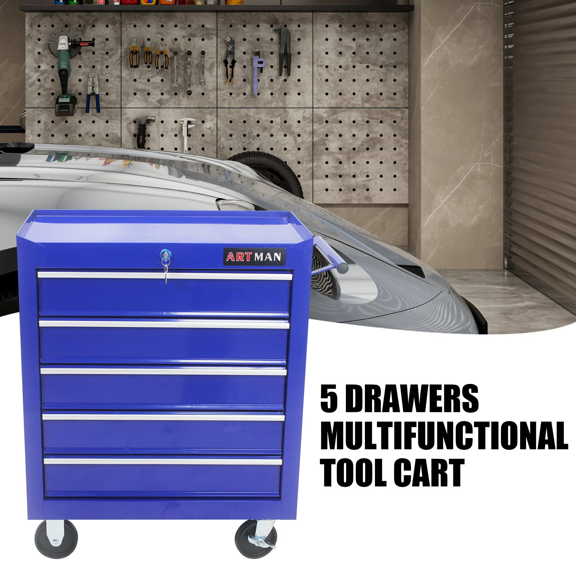ART MAN  
5 DRAWERS MULTIFUNCTIONAL TOOL CART