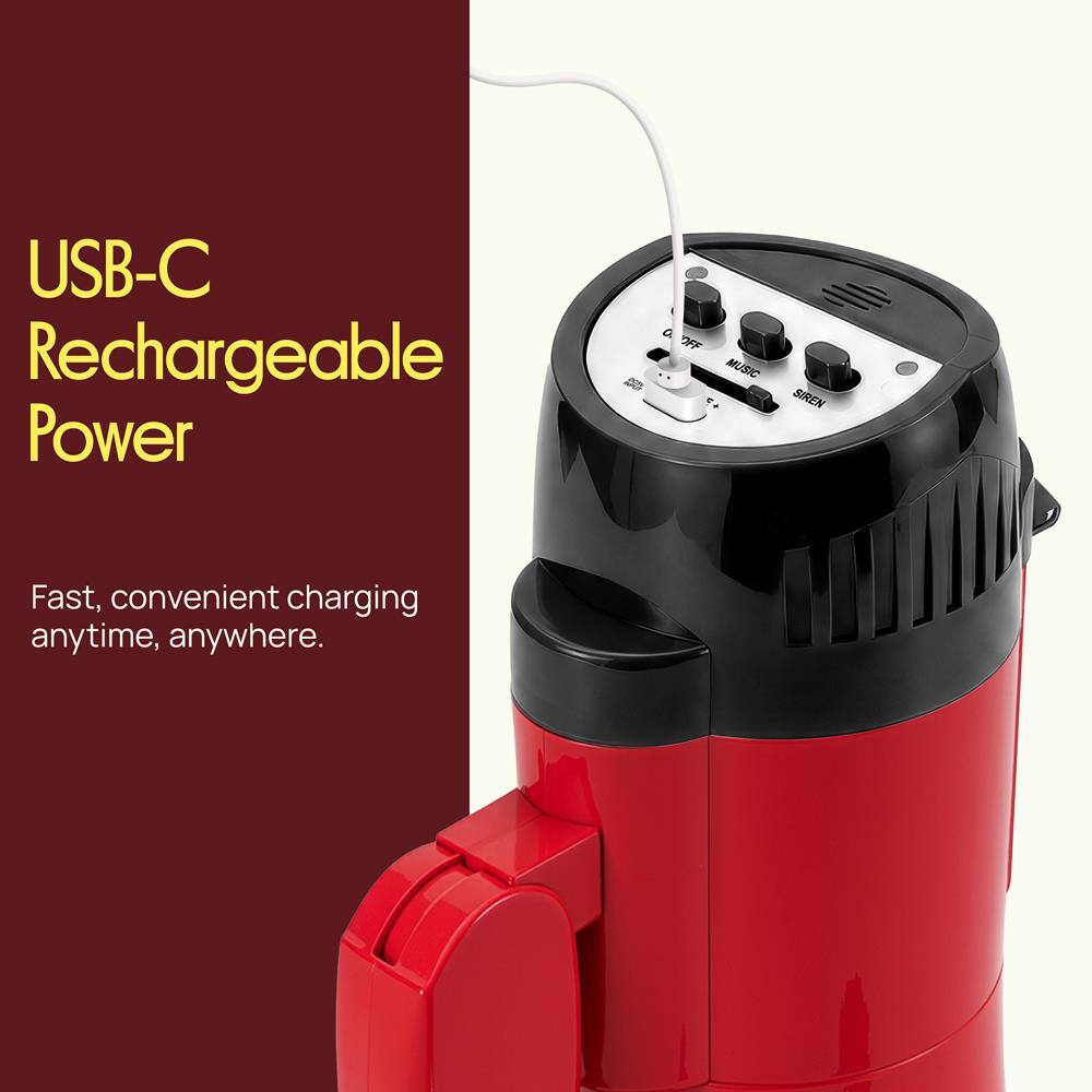 USB-C Rechargeable Power

Fast, convenient charging anytime, anywhere.