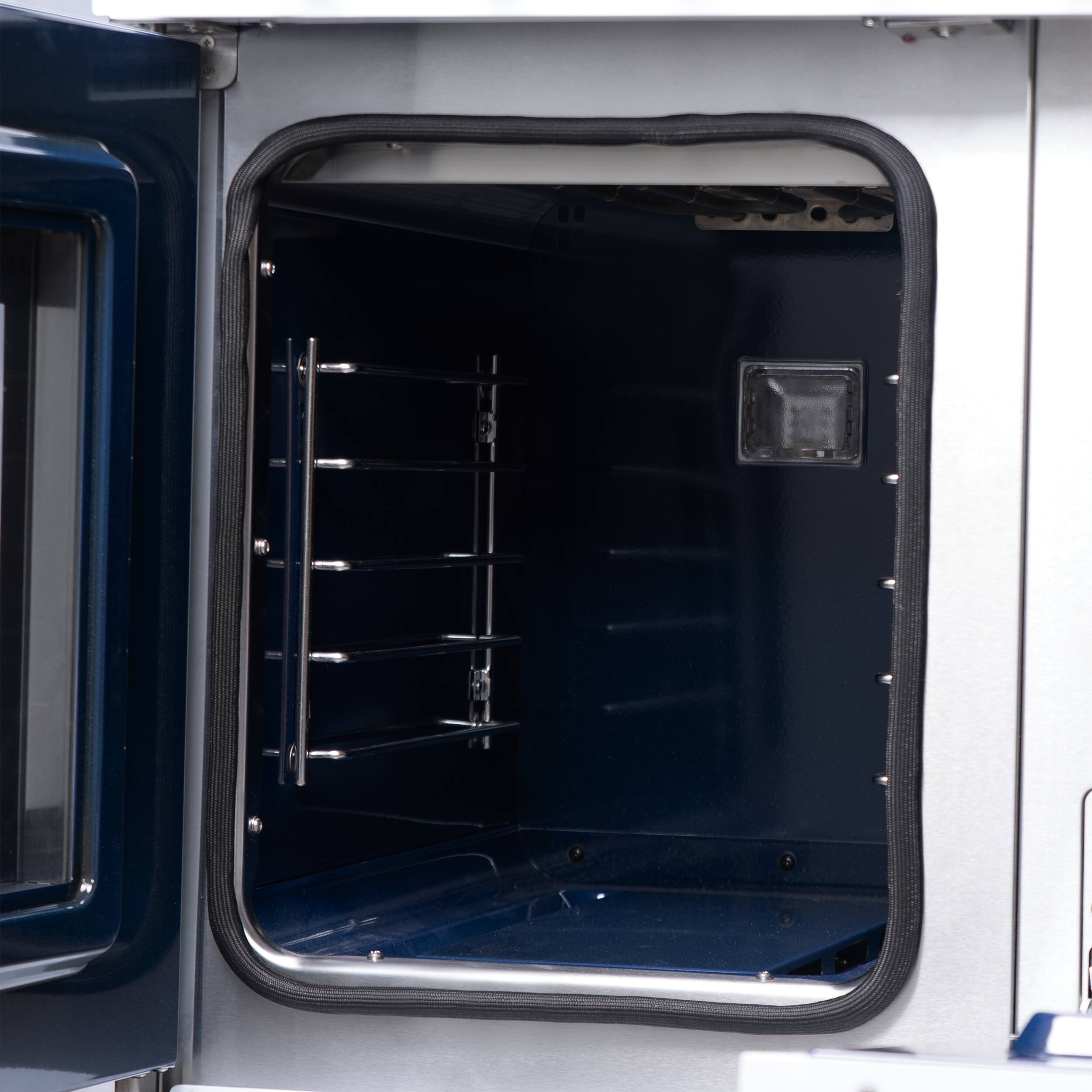 Alt View 10. Forno Appliances - Capriasca 6.58 Cu. Ft. Freestanding Dual Fuel True Convection Range with French Doors - White.