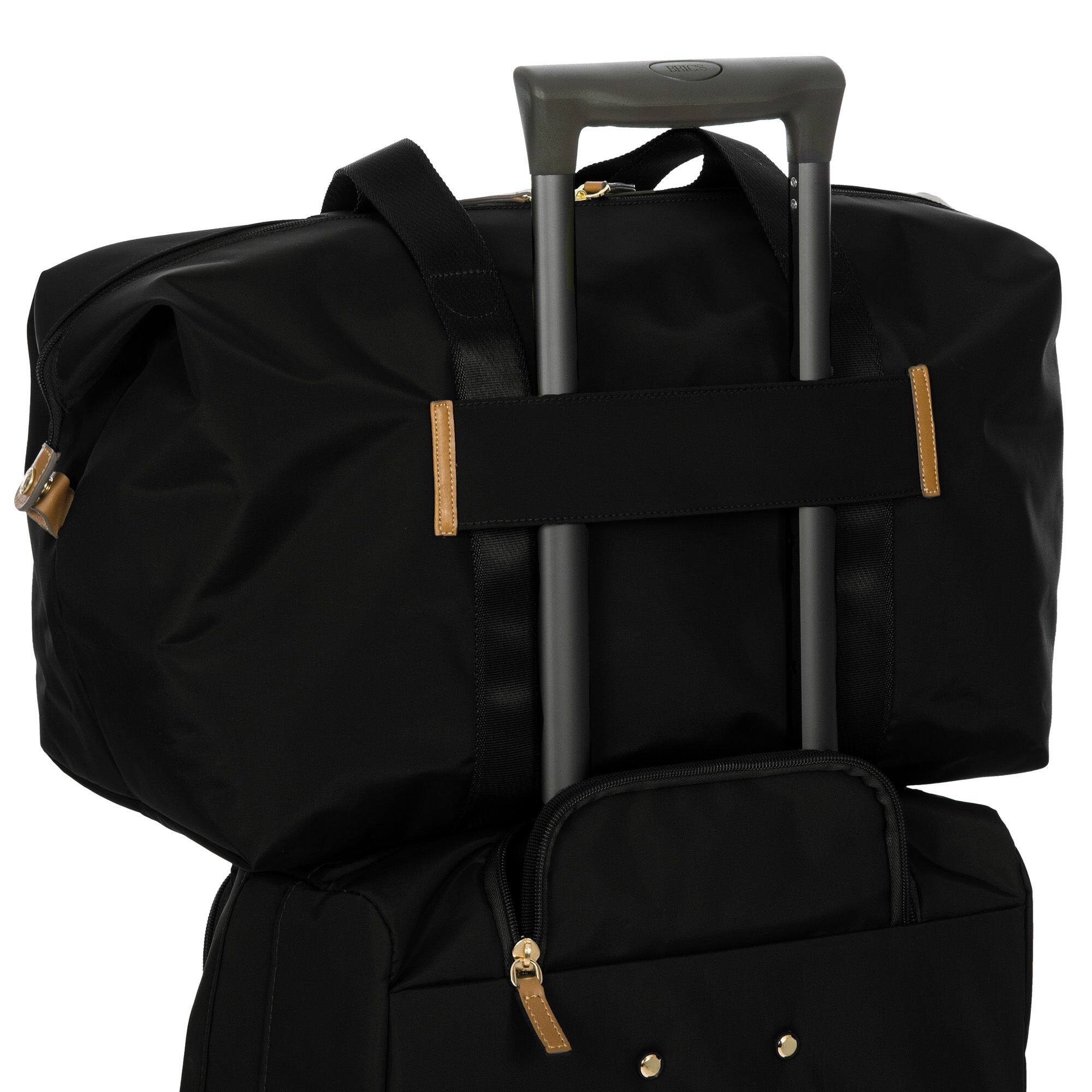 Left. Bric's - X-travel 18'' Folding Duffle - Black.