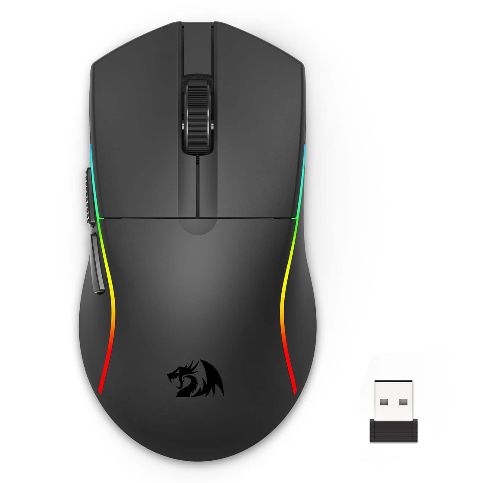 Cedar Assembly - M816 pro Wireless Gaming Mouse 26k Dpi Tri mode Ultra light Rgb 6 Full Buttons Mice Software Support - Wireless - Default