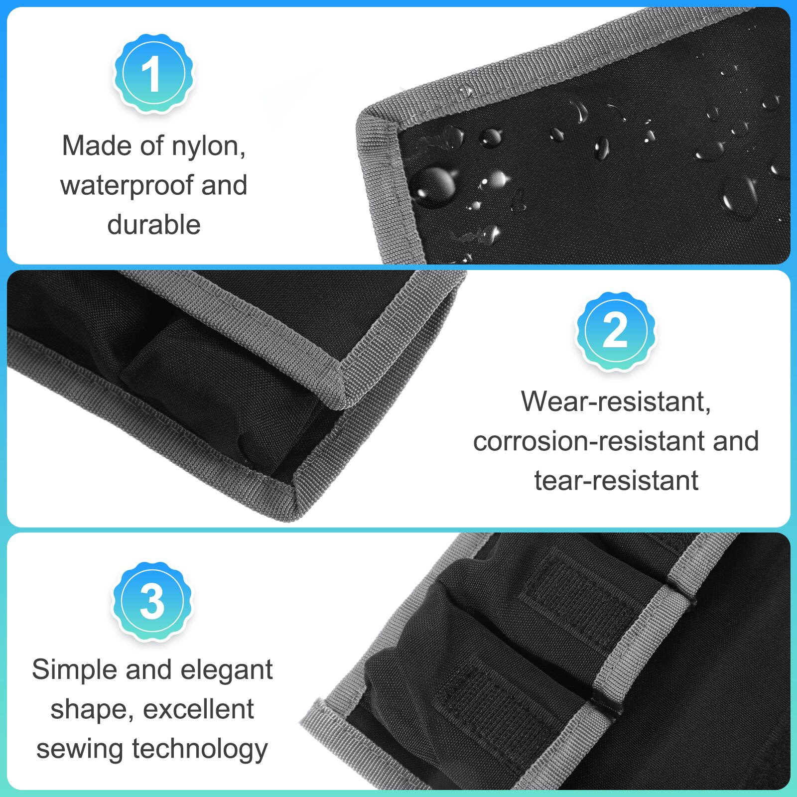 1. Made of nylon, waterproof and durable  
2. Wear-resistant, corrosion-resistant and tear-resistant  
3. Simple and elegant shape, excellent sewing technology