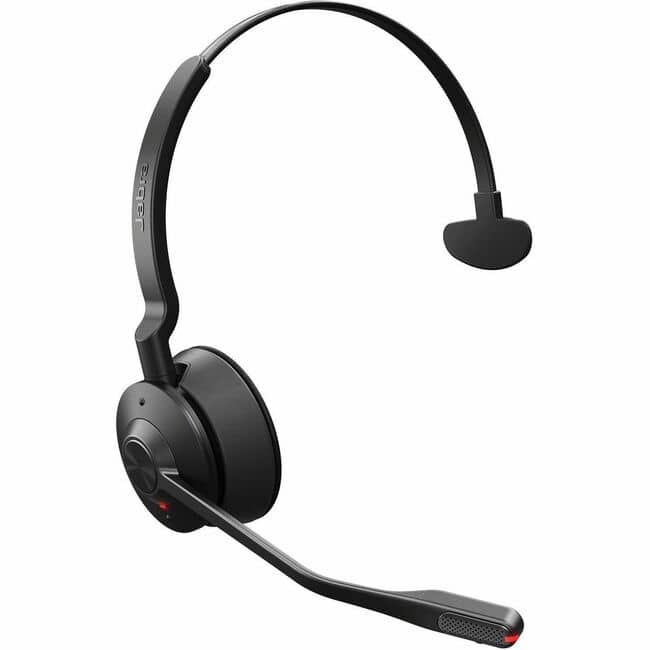 Jabra - Engage 55 SE Headset - Microsoft Teams Certification - Mono - USB Type A - Wired/Wireless - DECT - 492.1 ft - 40 - Black