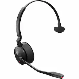 Jabra - Engage 55 SE Headset - Mono - USB Type A - Wired/Wireless - DECT - 490 ft - 40 Hz to 16 kHz - Over-the-head - Black