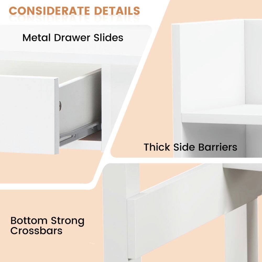 CONSIDERATE DETAILS

Metal Drawer Slides

Thick Side Barriers

Bottom Strong Crossbars