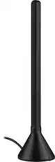 Front. Philips - Smart TV Indoor Antenna with Strong Magnetic Base, 360° Long Range Reception for Local Channels, 4K/8K Ultra HD-ready - Black.