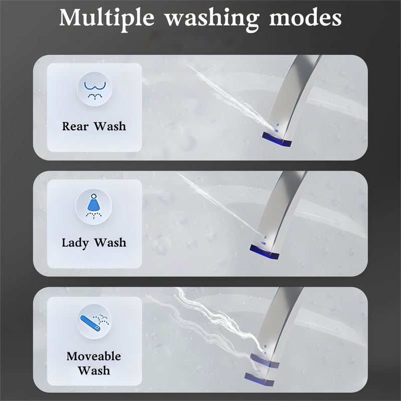 Multiple washing modes

- Rear Wash
- Lady Wash
- Moveable Wash