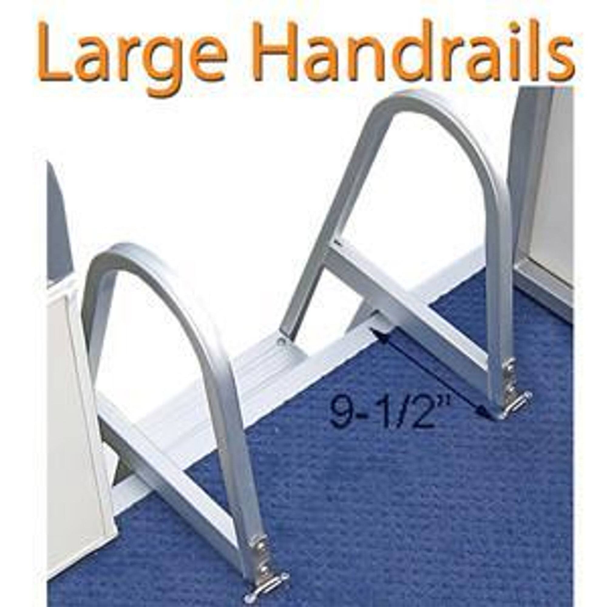 Large Handrails  
9-1/2"