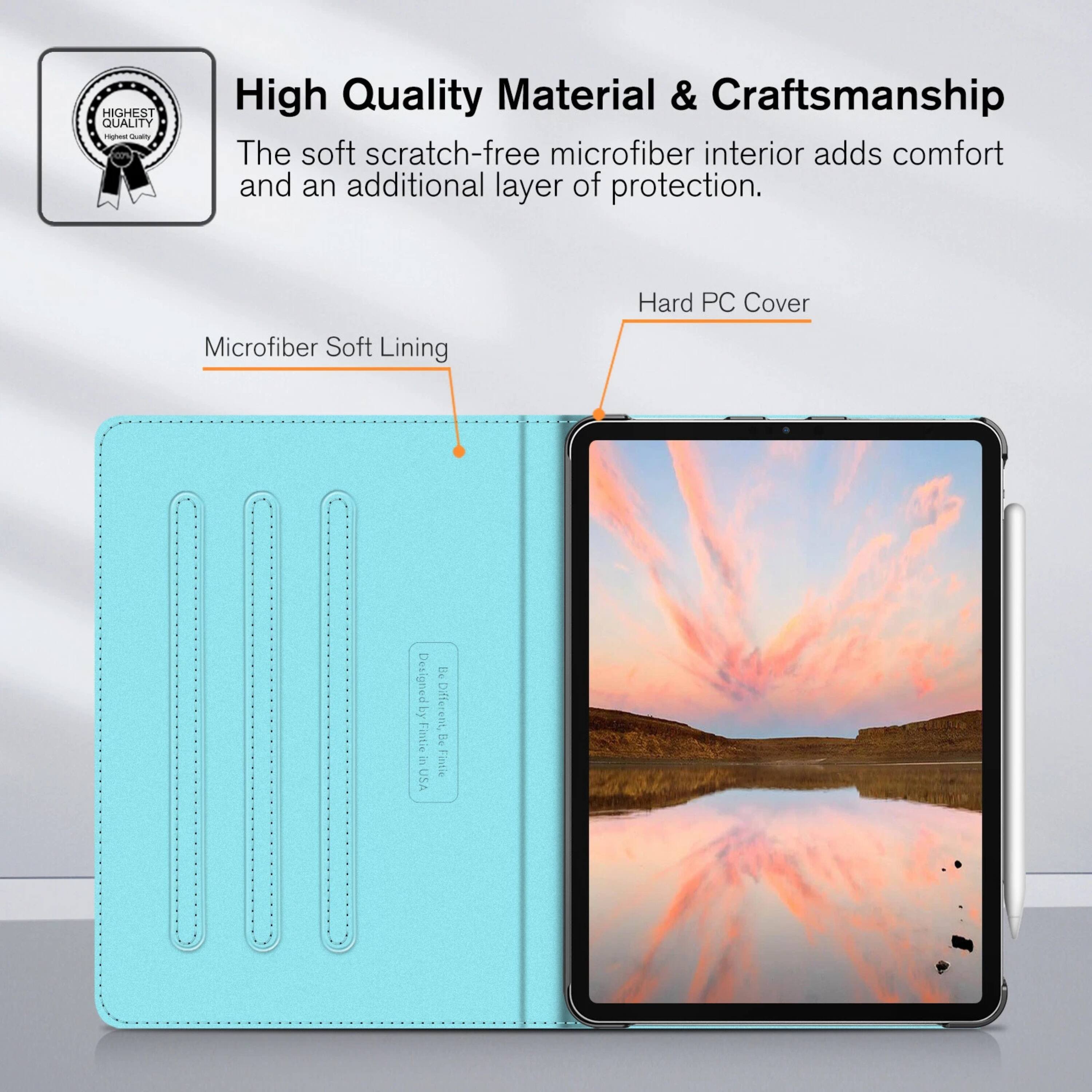 High Quality Material & Craftsmanship

The soft scratch-free microfiber interior adds comfort and an additional layer of protection.

Microfiber Soft Lining

Hard PC Cover

Designed by Phanteks in the USA