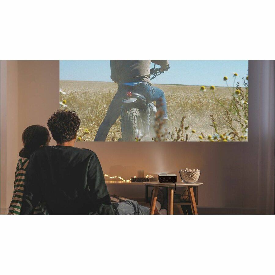 Alt View 2. Optoma - Optoma ML1050STi 3D Ready Short Throw DLP Projector - 16:10 - White - Front - 1080i - 20000 Hour Normal Mode - 20,000:1 - White.