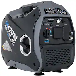 Pulsar - GX420N 4200W Portable Gas Inverter Generator Quiet RV Ready Parallel Capable Long Runtime Emergency Backup
