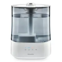 Homedics - 60-Hour Top-Fill Warm and Cool Mist Ultrasonic Humidifier - White - Front_Zoom