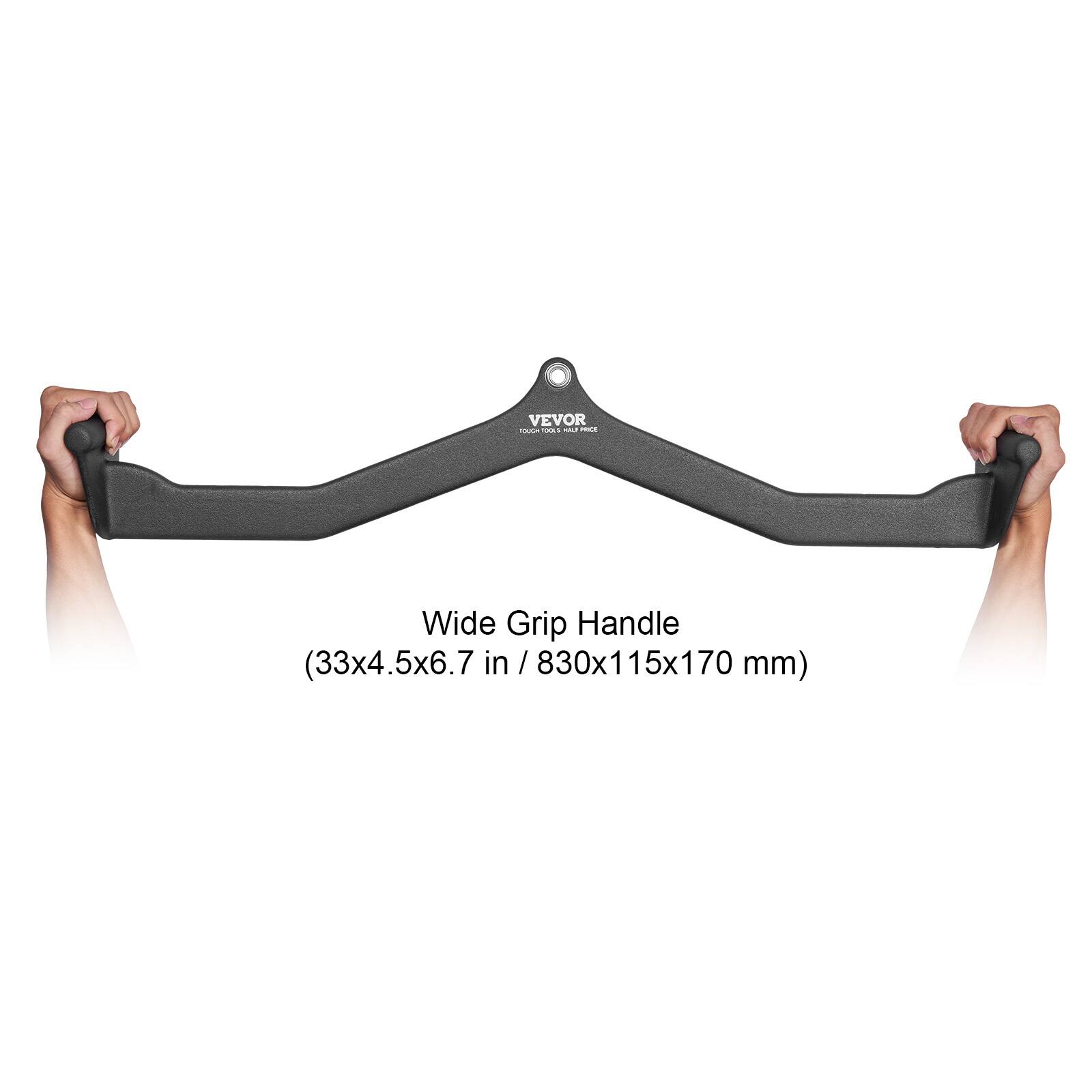 VEVOR  
Wide Grip Handle  
(33x4.5x6.7 in / 830x115x170 mm)