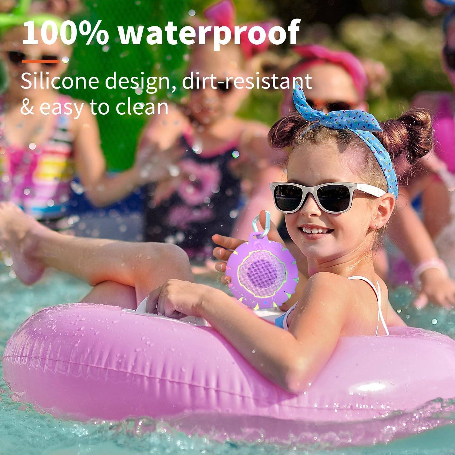 100% waterproof Silicone design, dirt-resistant & easy to clean