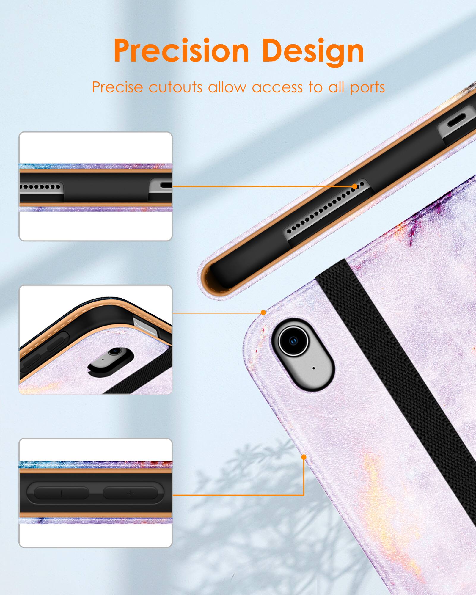 Precision Design  
Precise cutouts allow access to all ports