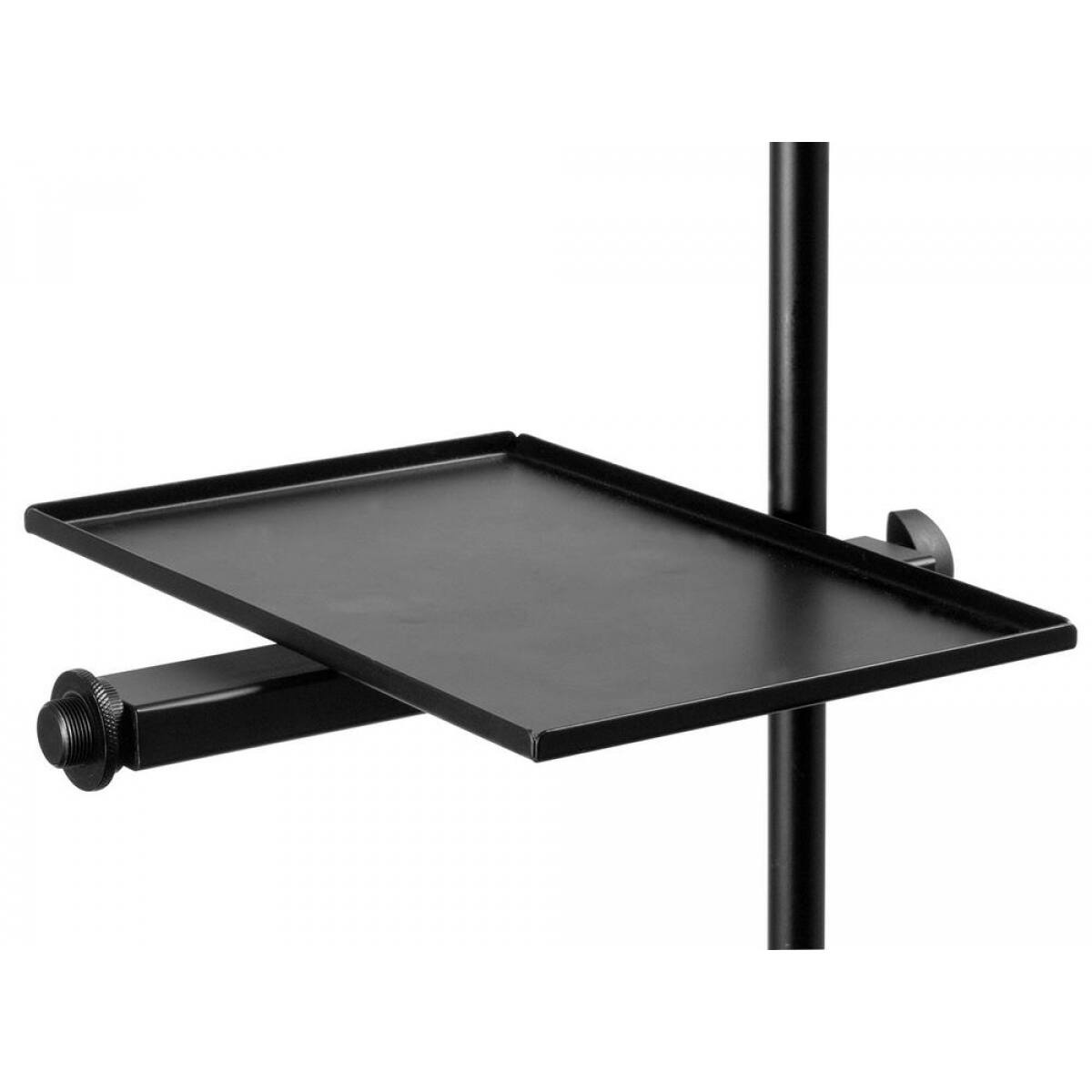 Alt View 6. On Stage Stands - On-Stage MST1000 U Mount Microphone Stand Tray - Black Powder Coat Finish.