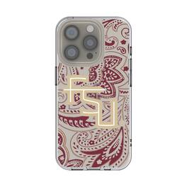 Keyscaper - NCAA - Florida State Seminoles iPhone Paisley Design Clear Case - 14 - Multicolor