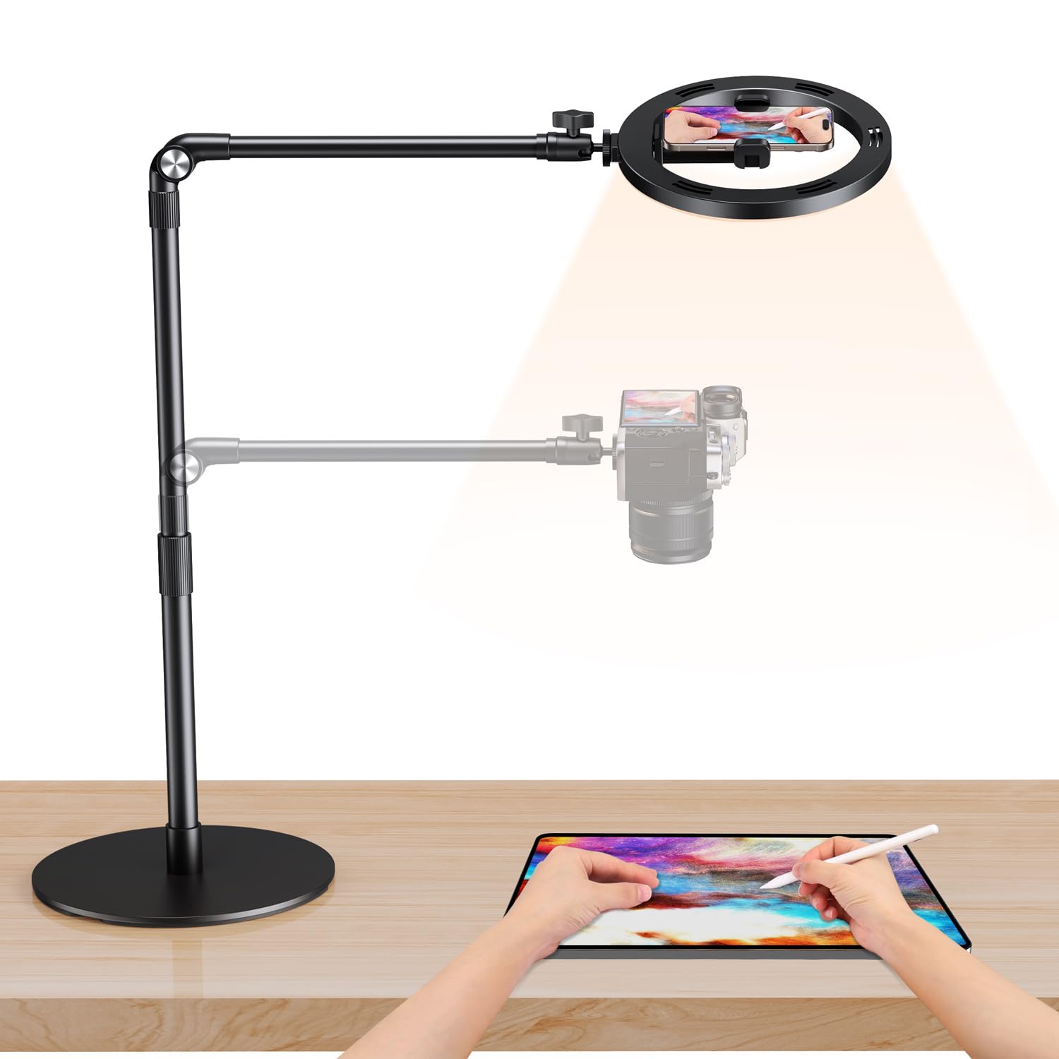 Desk Stand with Light