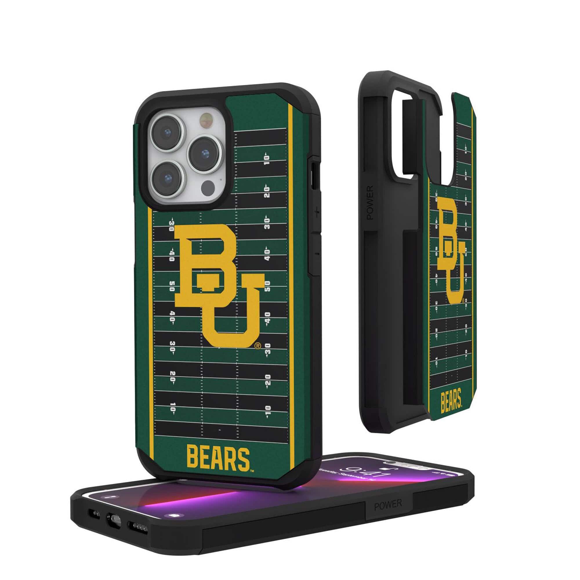 Keyscaper - NCAA - Baylor Bears Solid iPhone Rugged Case - 15 Plus - Black price history on PriceWatchPro