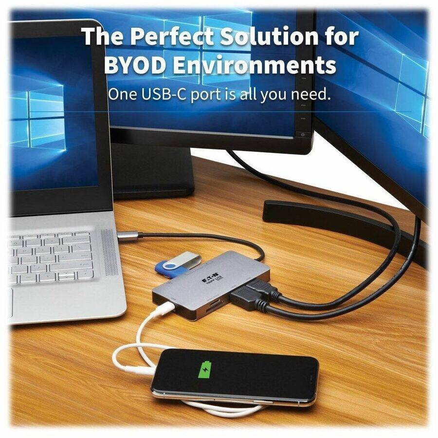 The Perfect Solution for BYOD Environments  
One USB-C port is all you need.