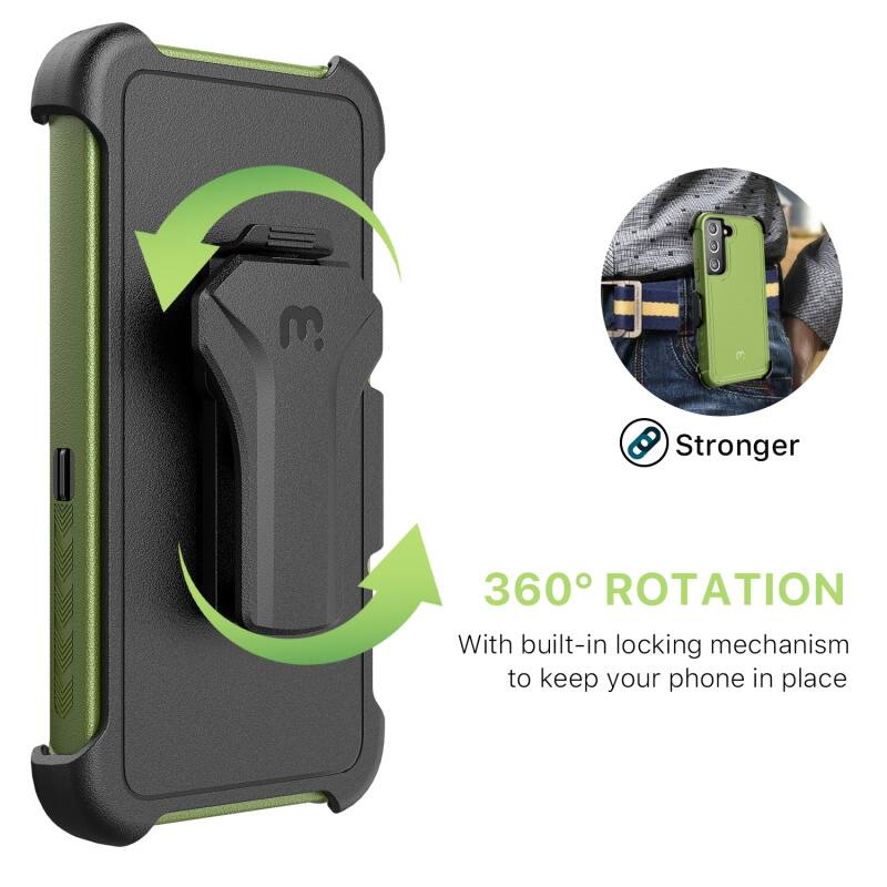 360° ROTATION With built-in locking mechanism to keep your phone in place
Stronger