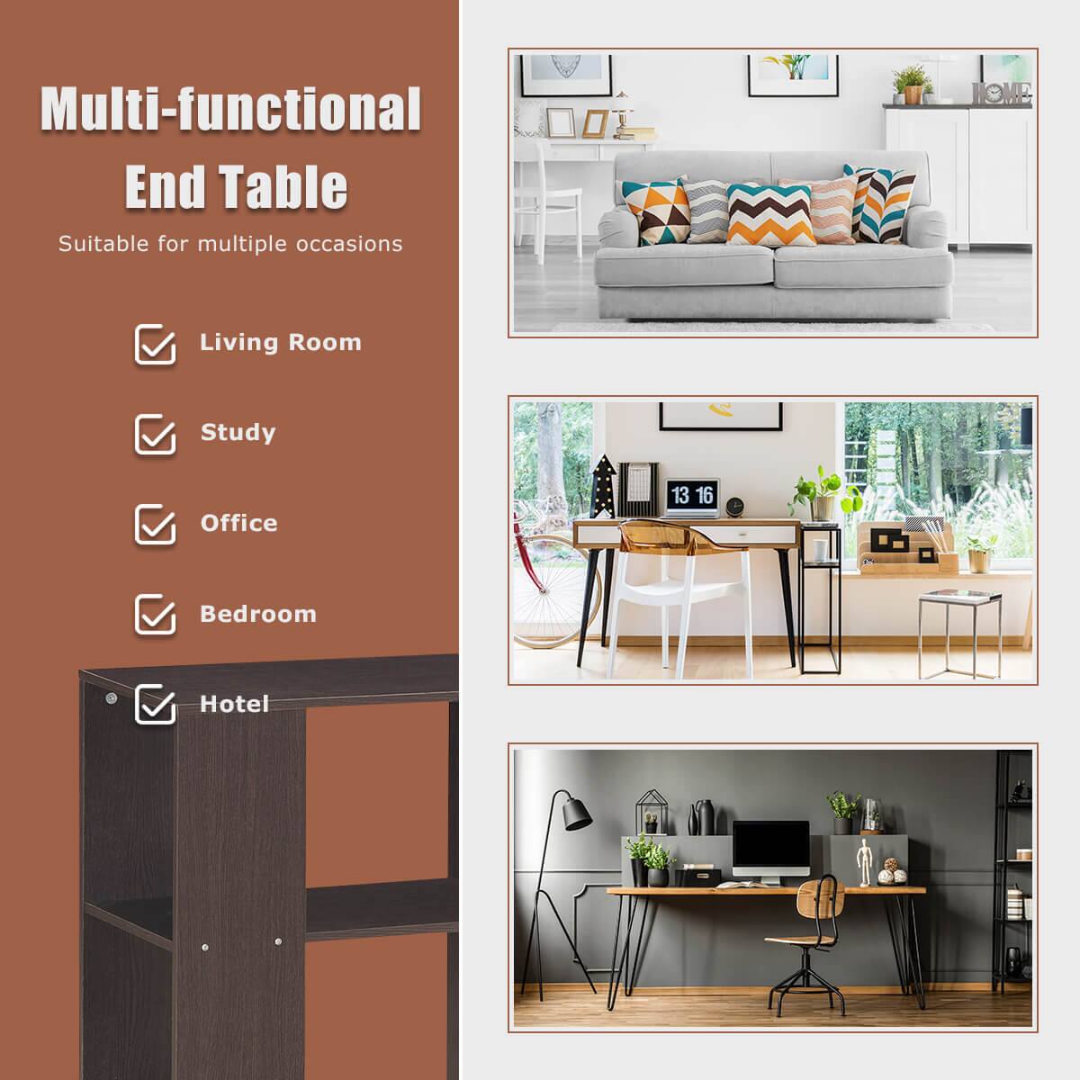 Multi-functional End Table Suitable for multiple occasions

Living Room
Study
Office
Bedroom
Hotel