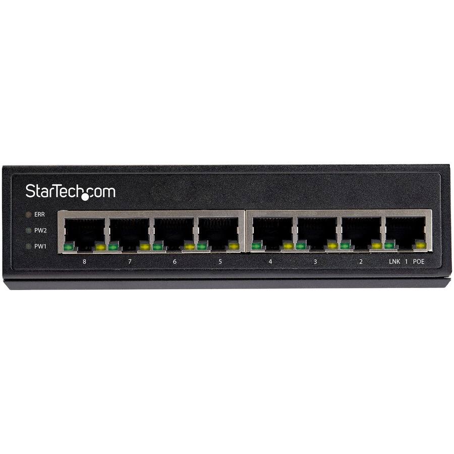 StarTech.com  
ERR  
PW2  
PW1  
8  
7  
6  
5  
4  
3  
2  
LNK 1 POE