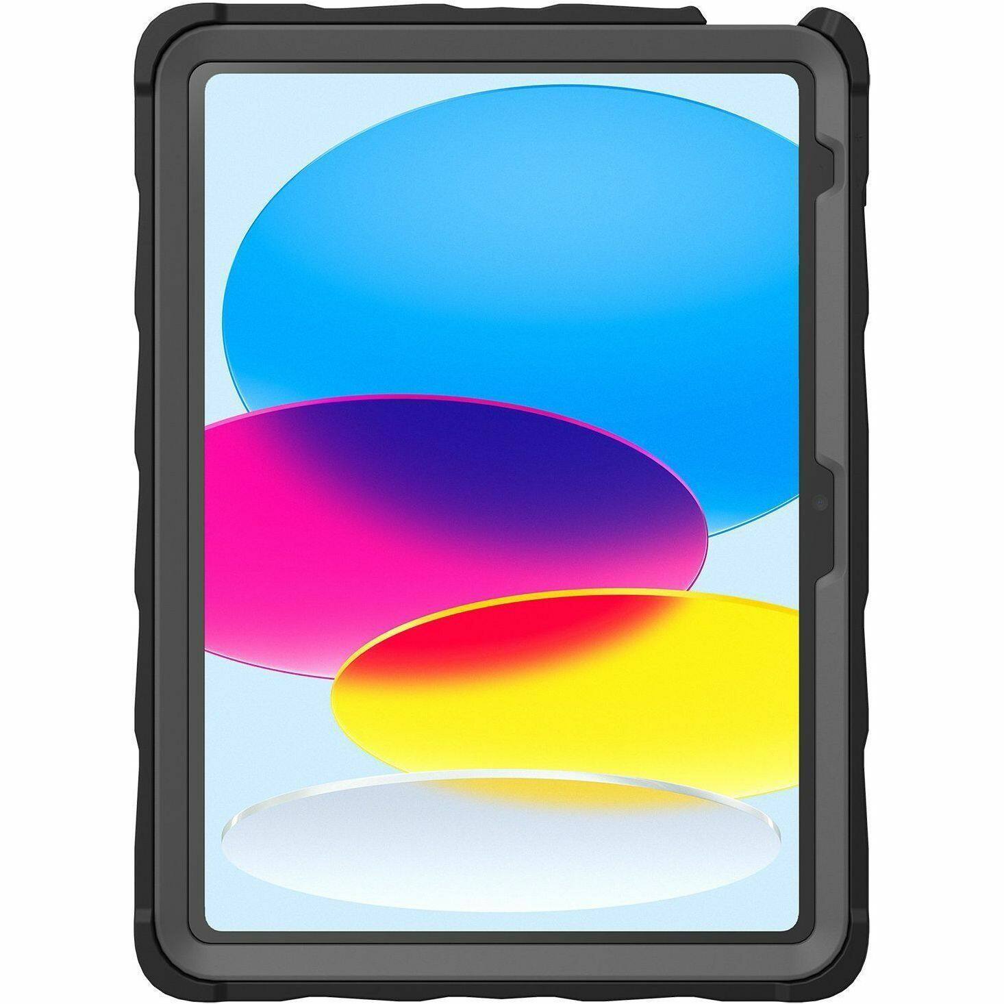Alt View 3. Gumdrop - Gumdrop DropTech Clear for iPad 10th Gen - Black - For Apple iPad (10th Generation) Tablet - Black - Drop Resistant - Black.