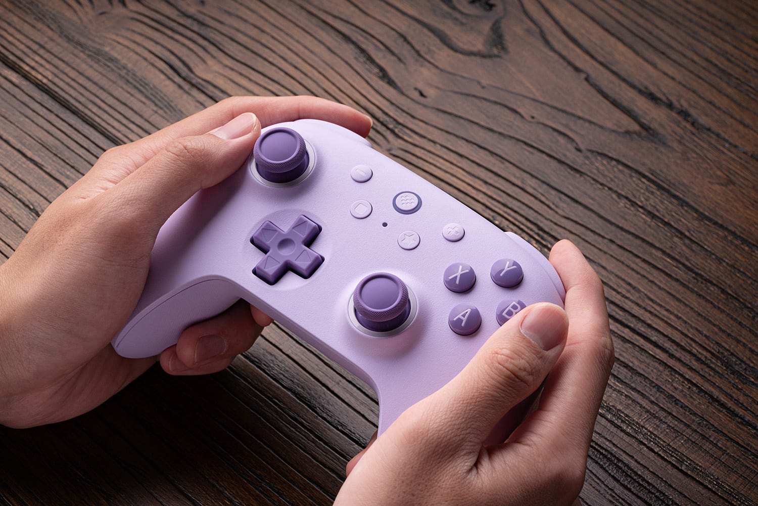 Alt View 19. 8BitDo - Ultimate 2C Wireless Controller for Android and Windows with Hall Effect Joysticks - Purple.