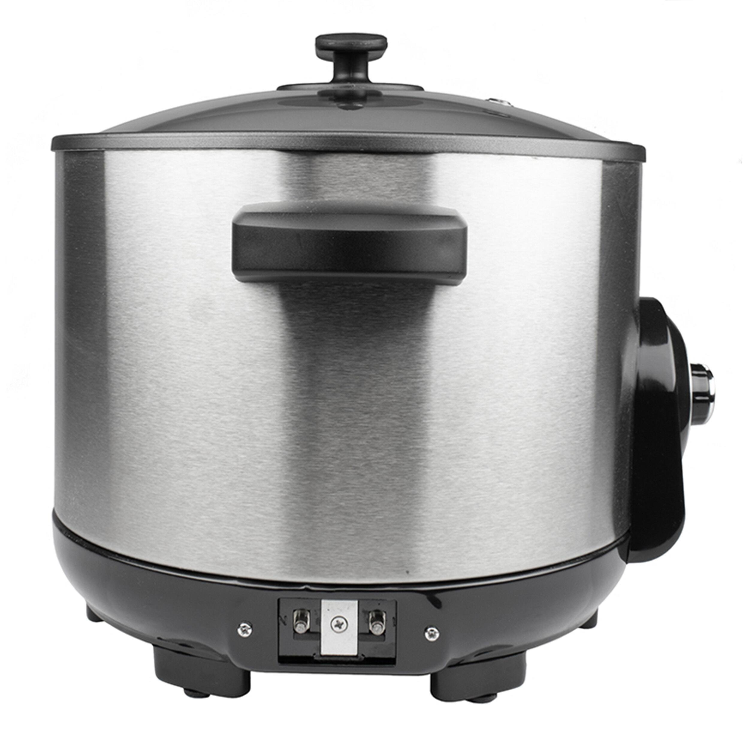 Alt View 5. Brentwood - Brentwood 5.2 Quart Deep Fryer - Silver.