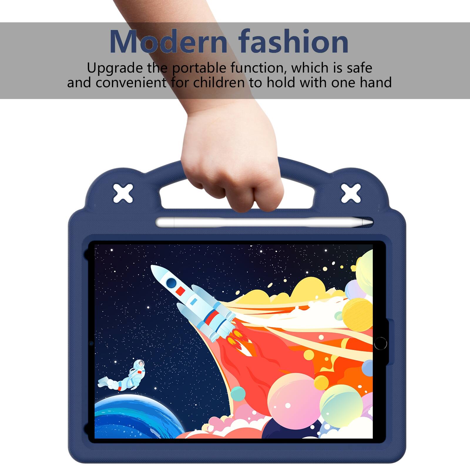 Modern fashion  
Upgrade the portable function, which is safe and convenient for children to hold with one hand