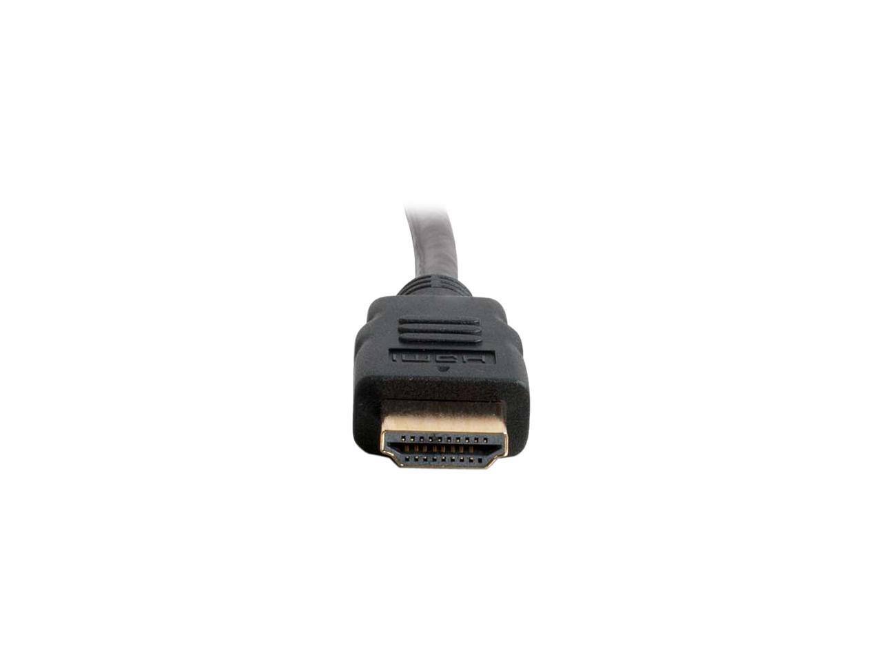 Alt View 1. Cables to Go - C2G 50612 4K HDMI Cable with Ethernet (15 Ft, Black).