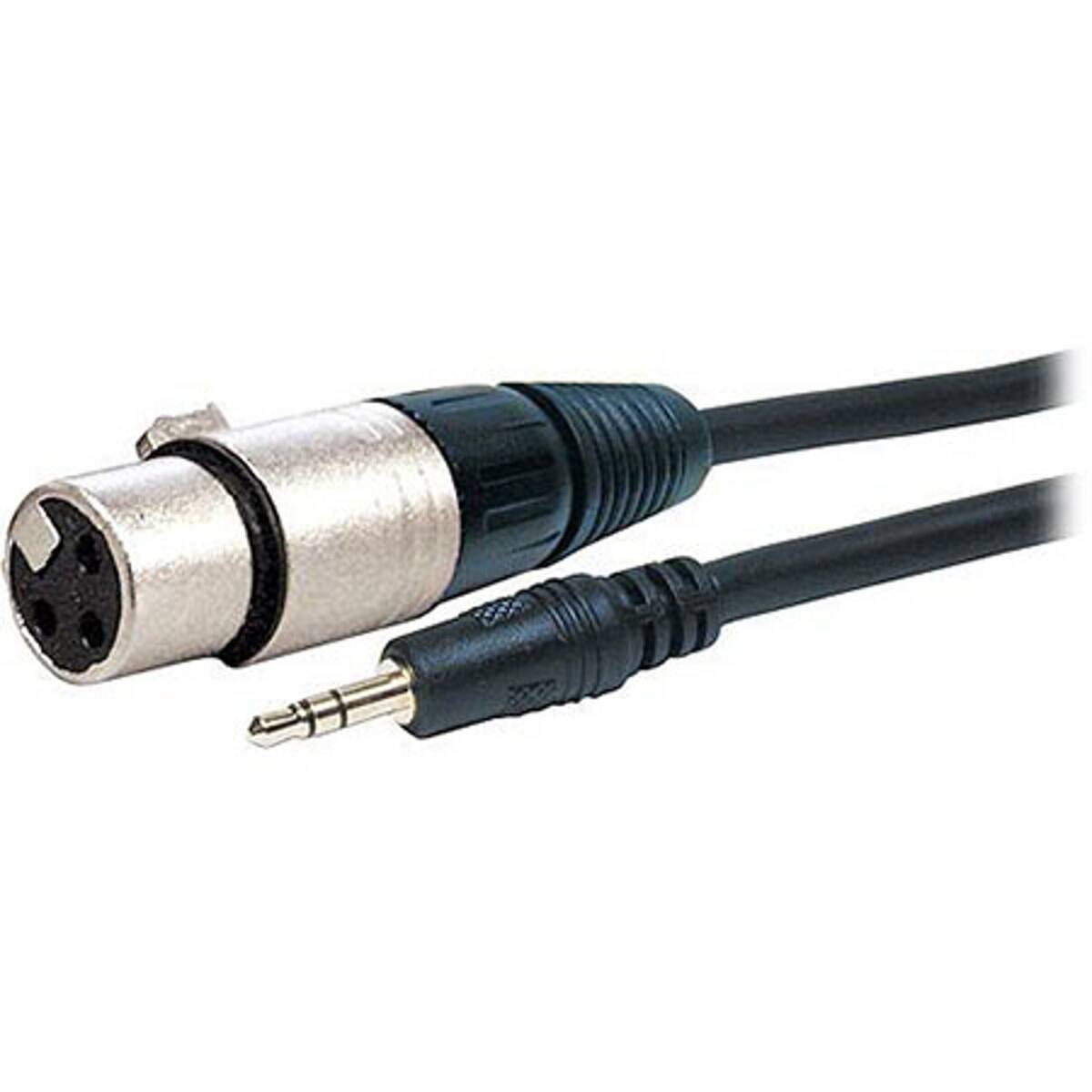 Alt View 1. Comprehensive - Comprehensive Standard Series XLR Jack to Stereo 3.5mm Mini Plug Audio Cable 6'.