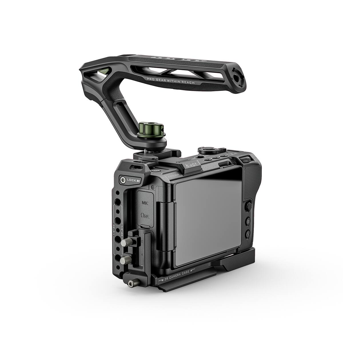 PRO GEAR WITHIN REACH - LOCK L - MIC Oie CADE ZR CAMERA
