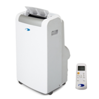 Whynter - 500 Sq. Ft. Portable Air Conditioner - Frost White - Front_Zoom