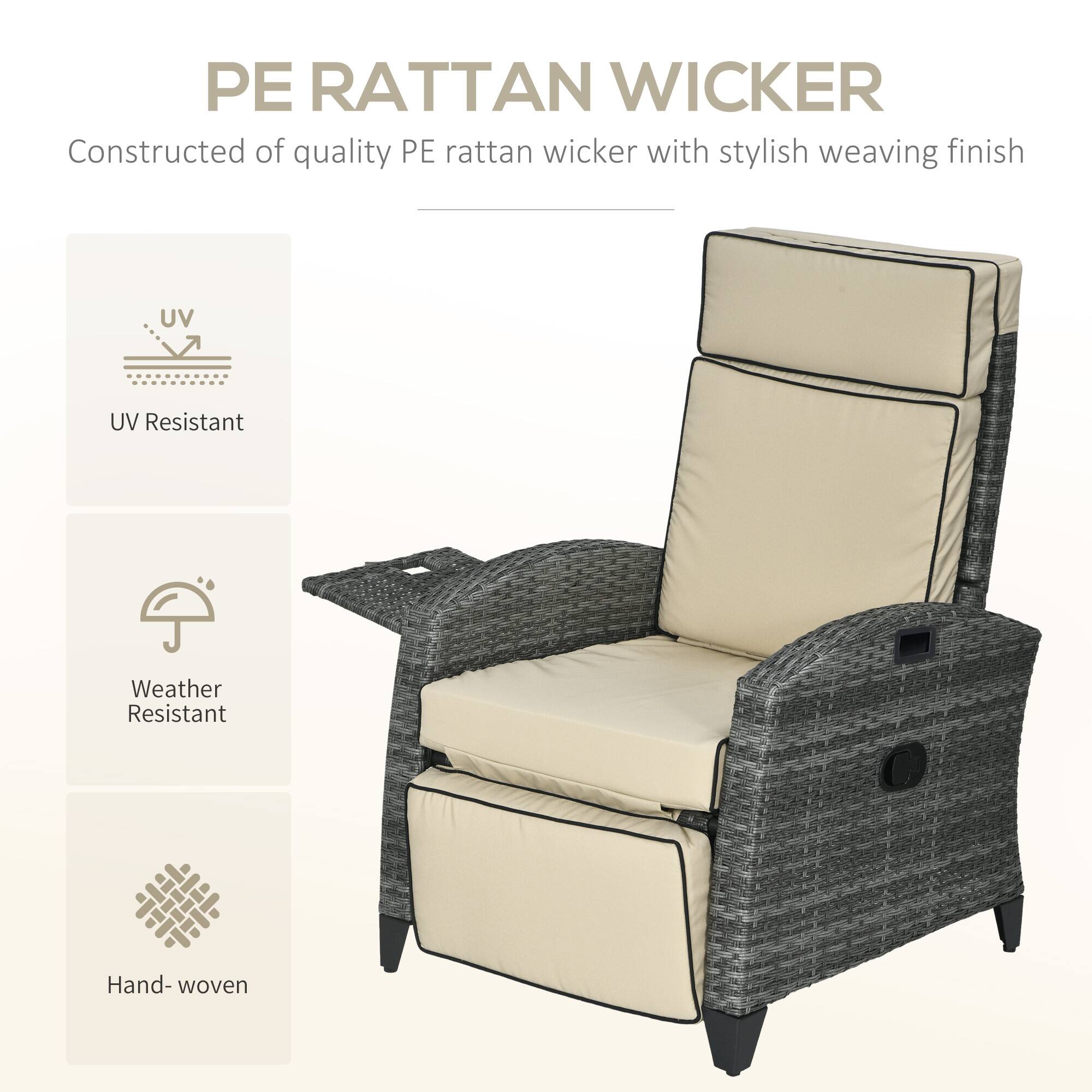 PE RATTAN WICKER  
Constructed of quality PE rattan wicker with stylish weaving finish  

- UV Resistant  
- Weather Resistant  
- Hand-woven