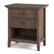 Angle. Simpli Home - Amherst Bedside Table - Farmhouse Brown.