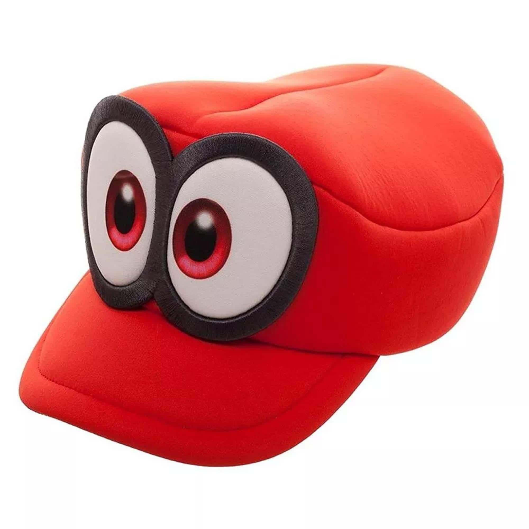 Bioworld - Super Mario Odyssey Cappy Hat Cosplay Accessory - Red