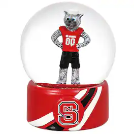 Evergreen Enterprises - NC State Wolfpack 100mm Mascot Glass Water Globe - Multicolor