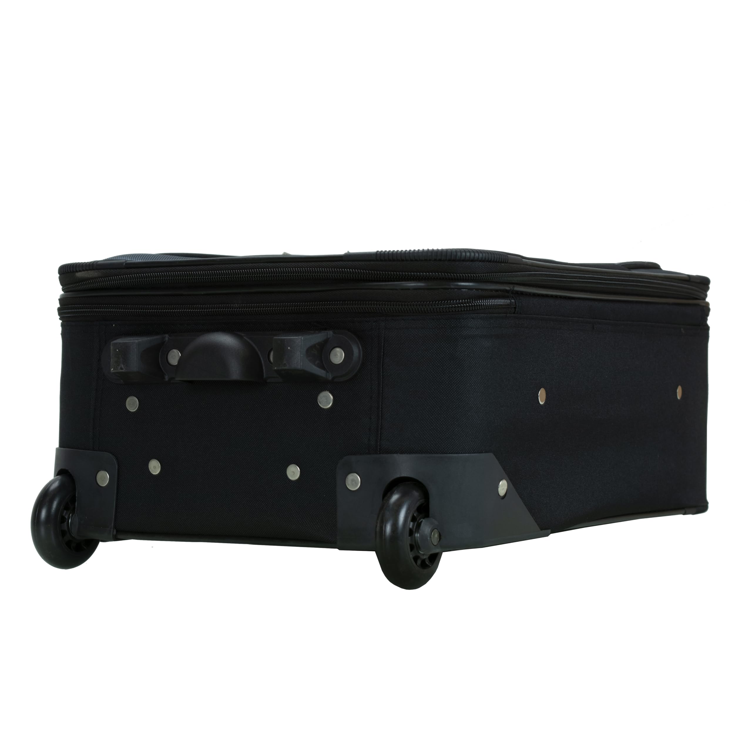 Alt View 8. Dapper Styles - Fashion Softside Upright Luggage Set Black gray 2-piece - Camouflage-2-Piece Set (14/19).