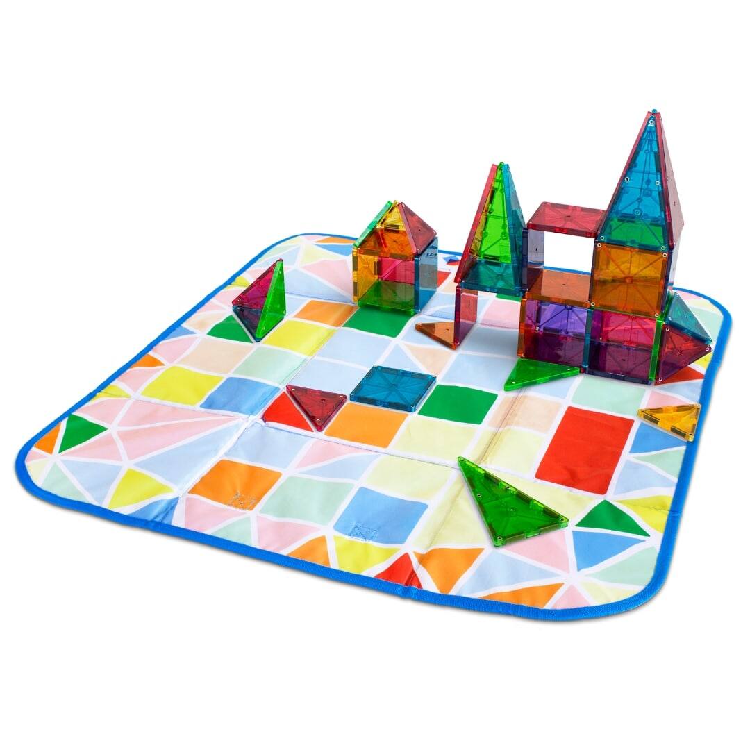 Alt View 12. Magna-Tiles - Storage Bin & Interactive Play-Mat, The Original Magnetic Building Brand.