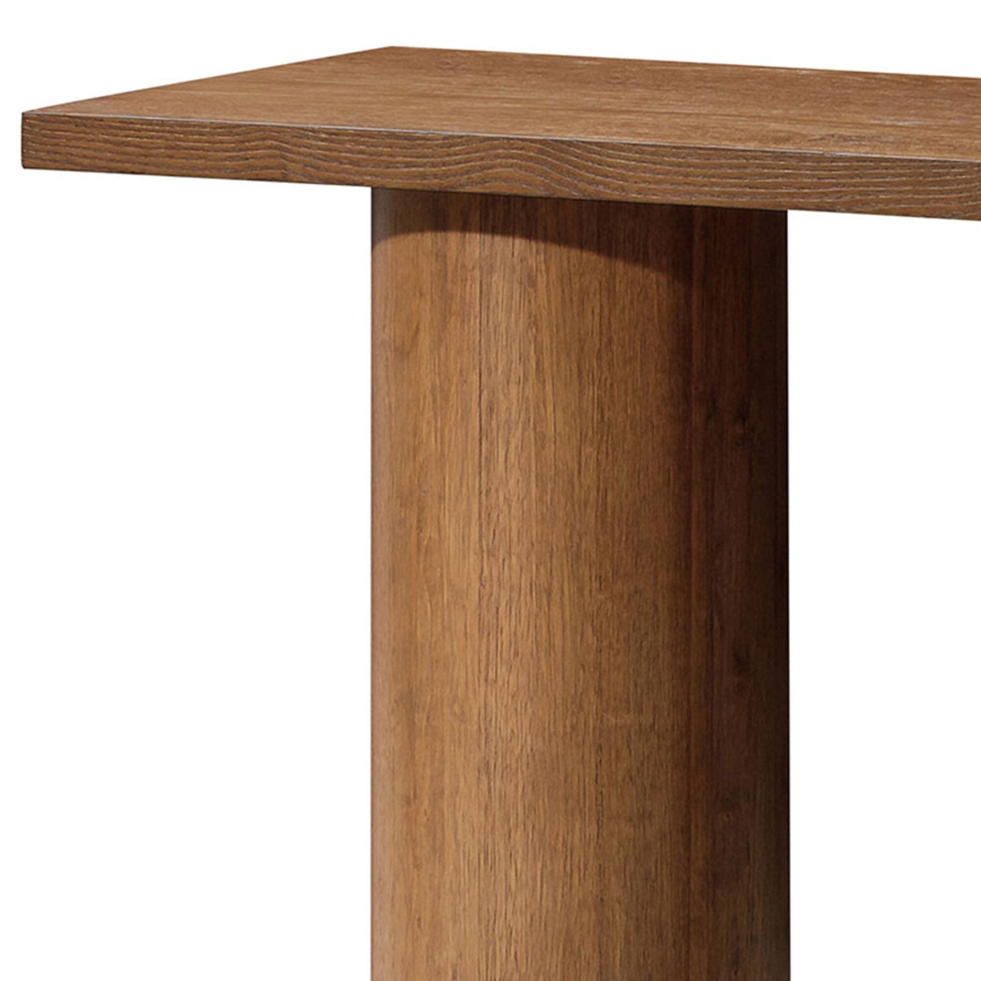 Alt View 5. Maven Lane - Maven Lane Lana Contemporary Wooden Console Table in Refined Brown Finish - Refined Brown.