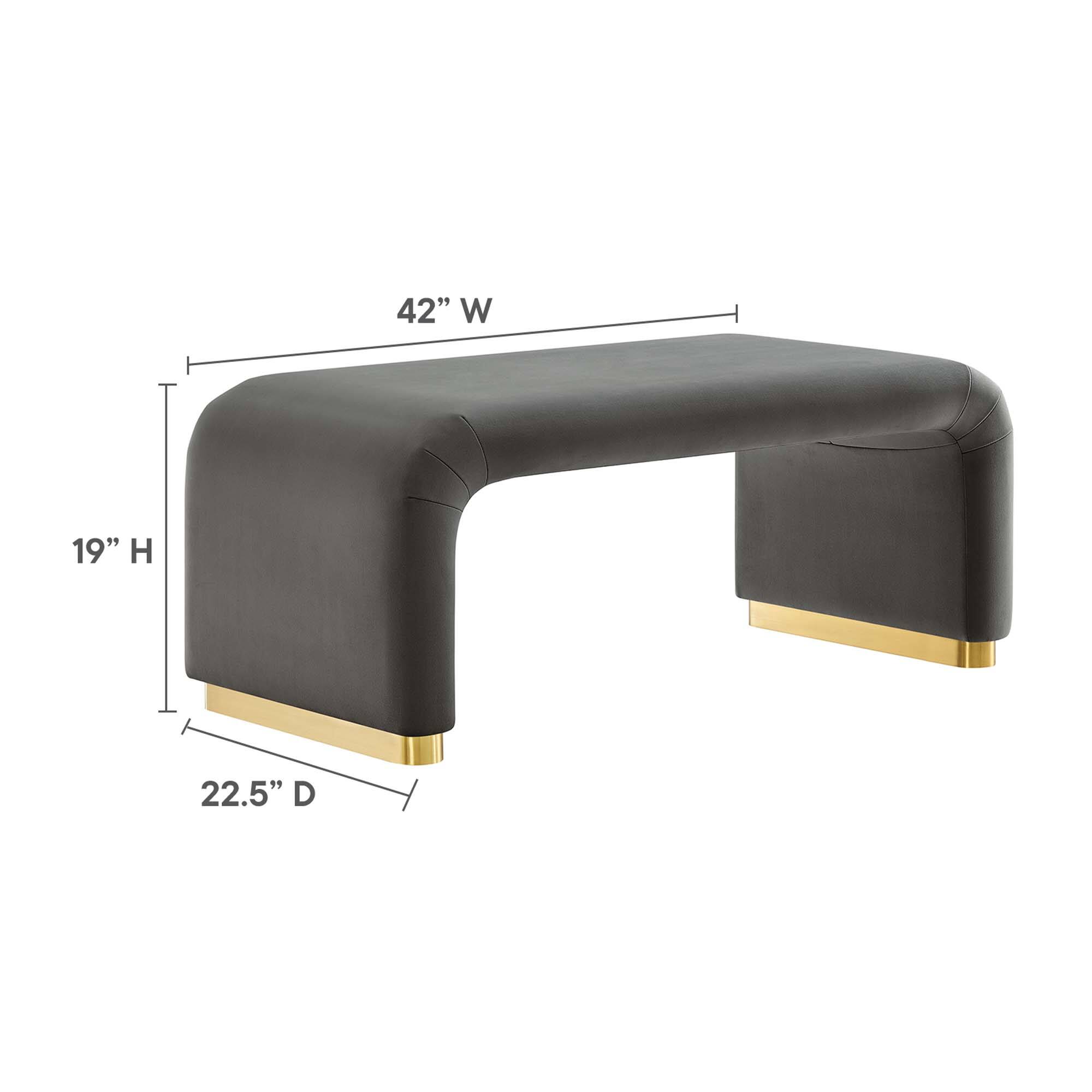 42" W x 19" H x 22.5" D