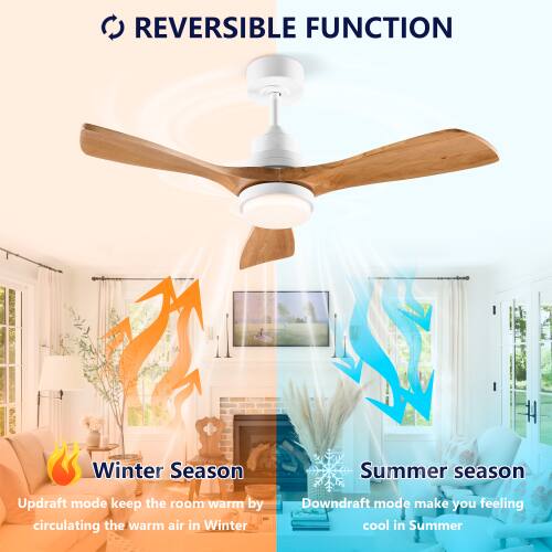 REVERSIBLE FUNCTION

Winter Season
Updraft mode keeps the room warm by circulating the warm air in Winter

Summer season
Downdraft mode makes you feel cool in Summer