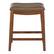 Front. OSP Home Furnishings - Metro 24" Faux Leather Saddle Stool - Molasses.