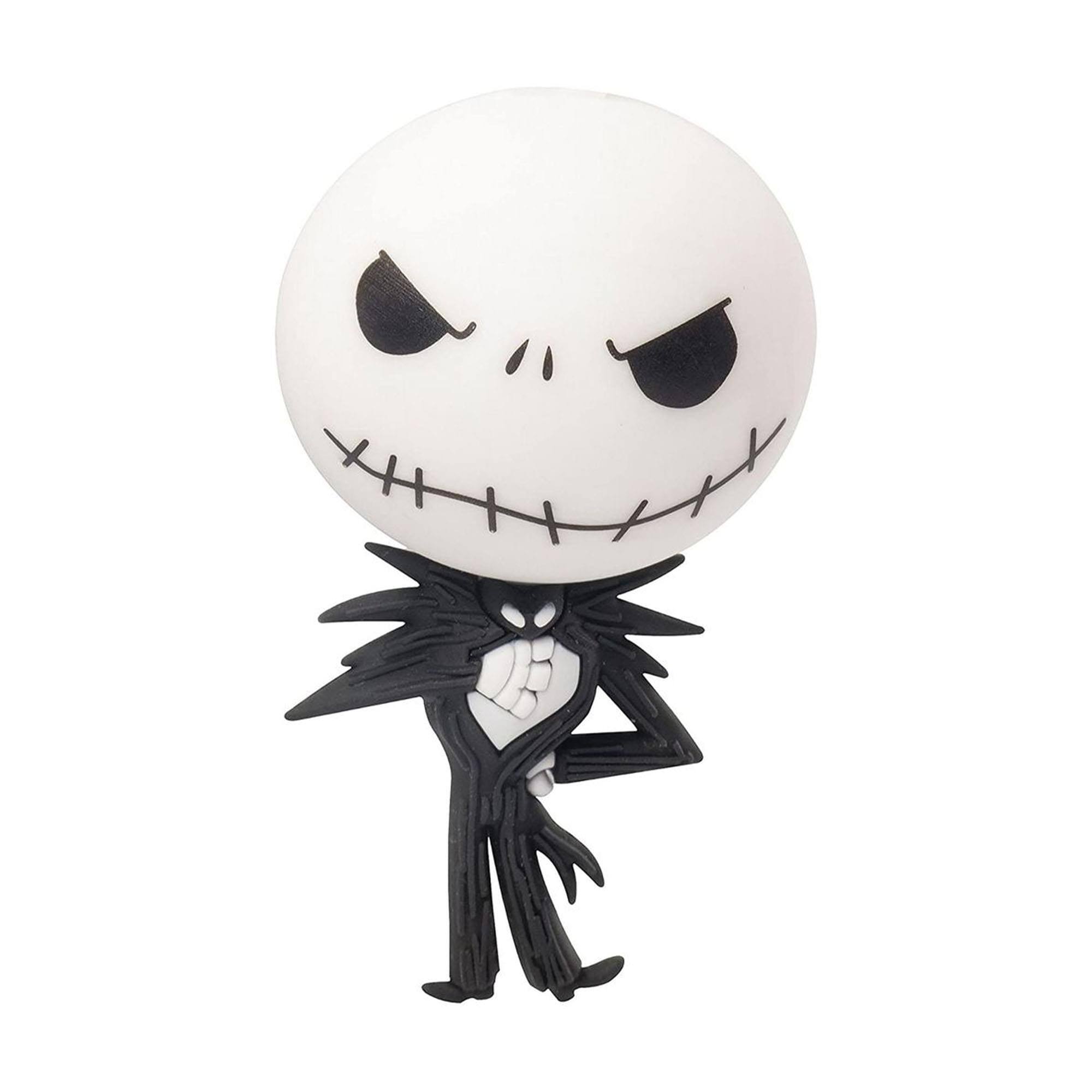 Front. Disney - Nightmare Before Christmas Jack Skellington 3D Foam Magnet - Black.