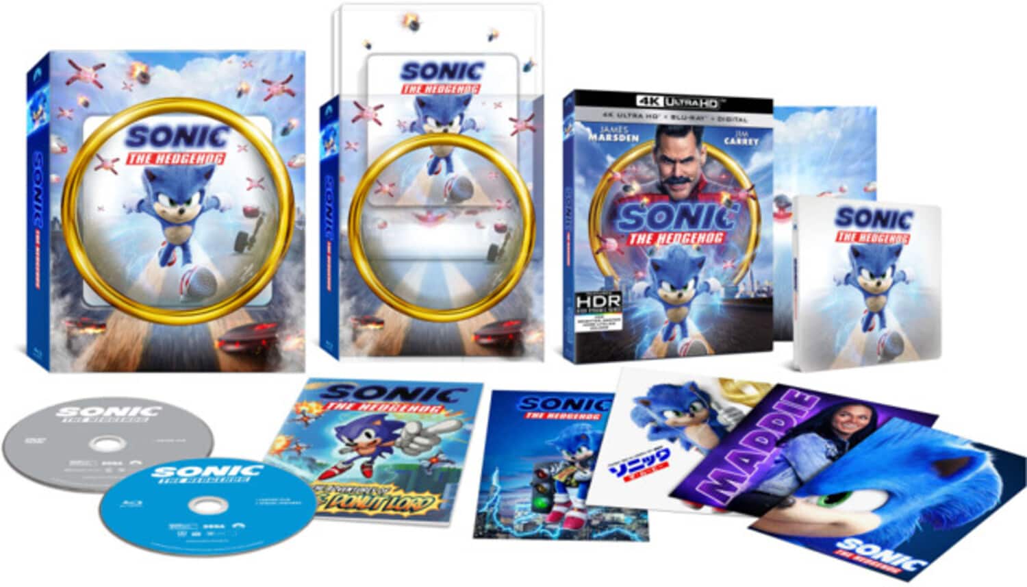 Sonic the Hedgehog (Steelbook)  - 4K Blu-Ray