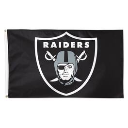 WinCraft - Las Vegas Raiders 3' x 5' Primary Logo Single-Sided Flag - Multicolor